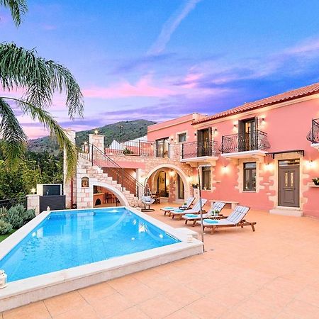 Steve Kois Villa Heated Pool Hriszí Aktí Haniá Kültér fotó