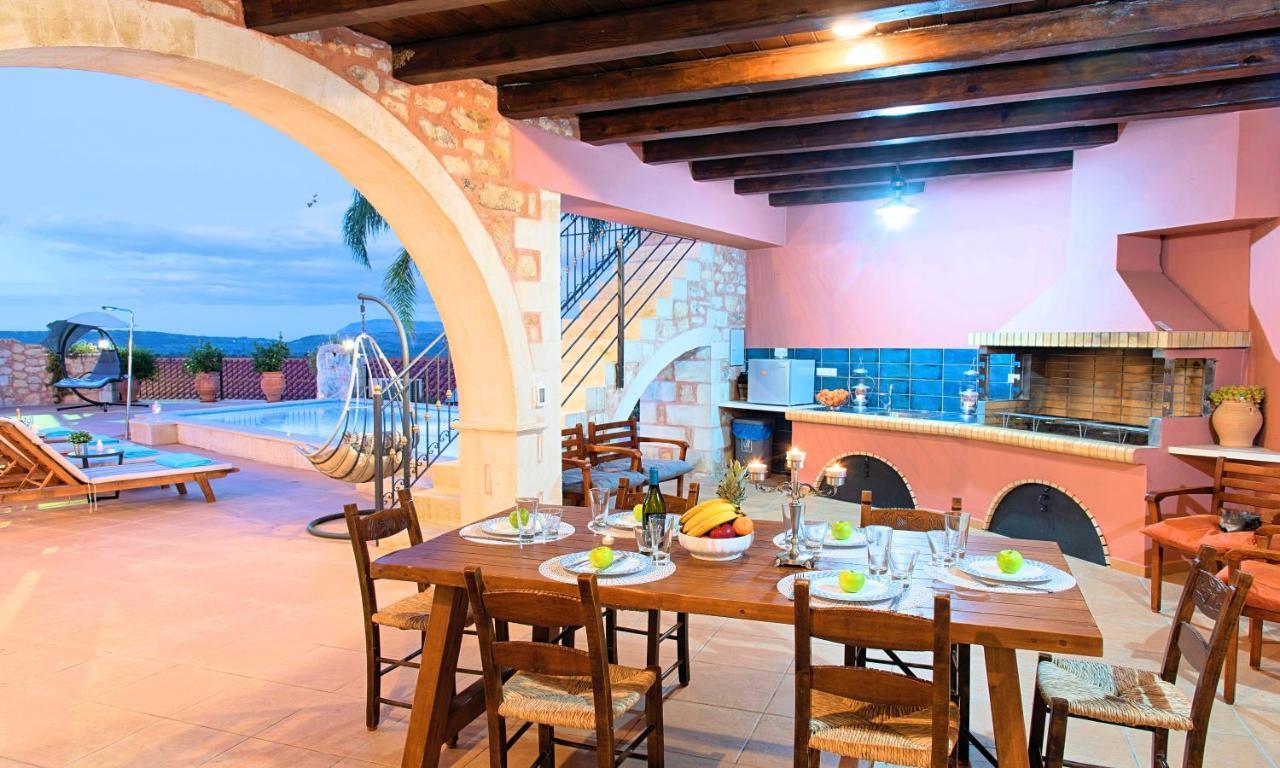 Steve Kois Villa Heated Pool Hriszí Aktí Haniá Kültér fotó