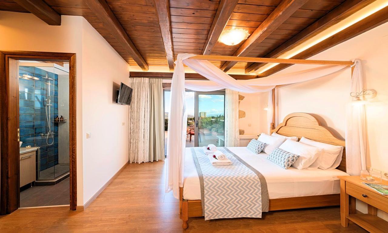 Steve Kois Villa Heated Pool Hriszí Aktí Haniá Kültér fotó