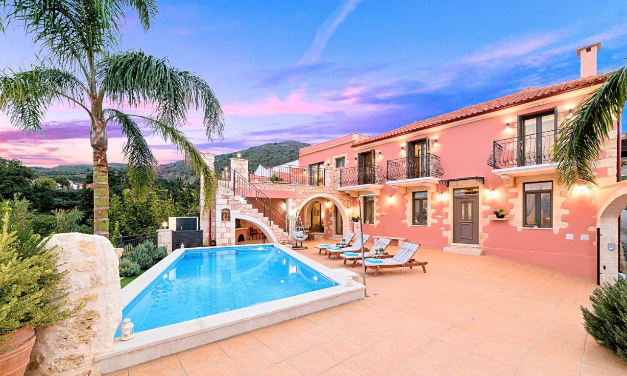 Steve Kois Villa Heated Pool Hriszí Aktí Haniá Kültér fotó